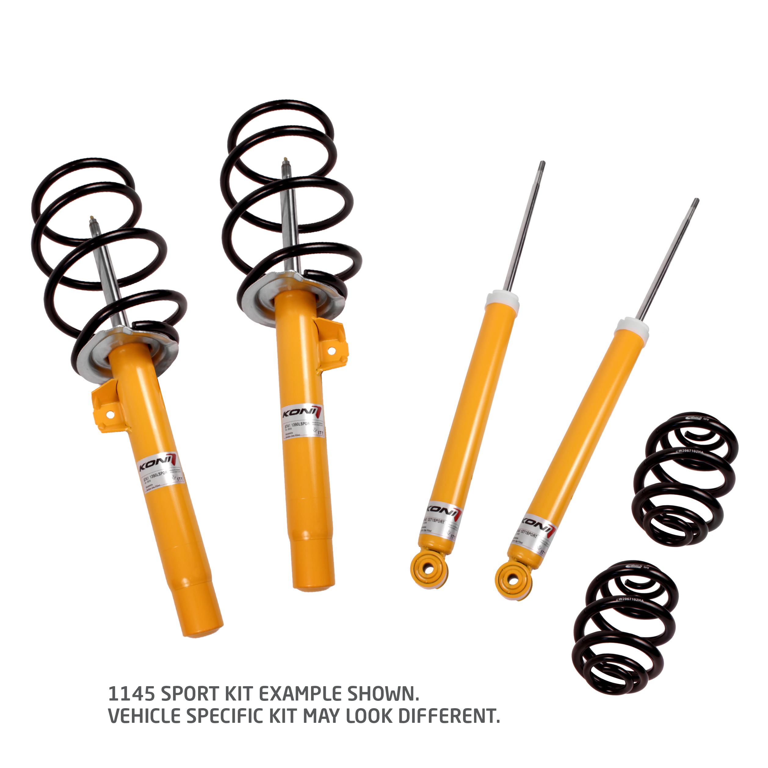 KONI SPORT Kit (Front+Rear) Suspension Kit / 2003-2008 Mazda 6 (1145-1 ...